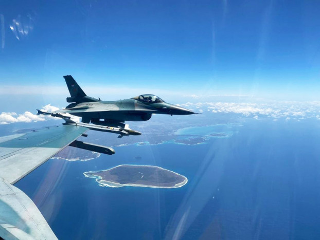 Dua Jet Tempur F-16 Patroli di Perbatasan RI-Timor Leste-Australia