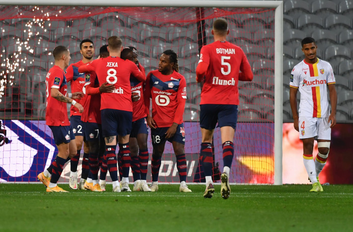 Hajar telak Lens, Lille Puncaki Klasemen Ligue 1