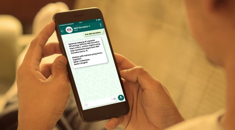 IM3 Ooredoo Rilis Nomor Whatsapp Resmi