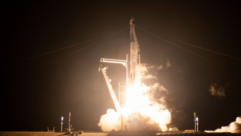 Menumpang SpaceX, Empat Astronaut Bertolak ke ISS