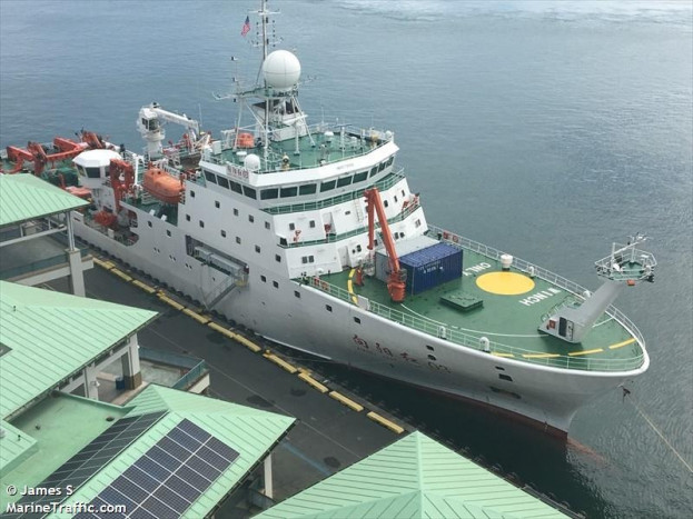 Kapal Survei Tiongkok Masuk Hingga Selat Sunda