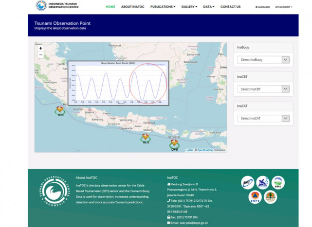 Buoy di Selat Sunda Siaga Pantau Gempa di Bayah Banten 