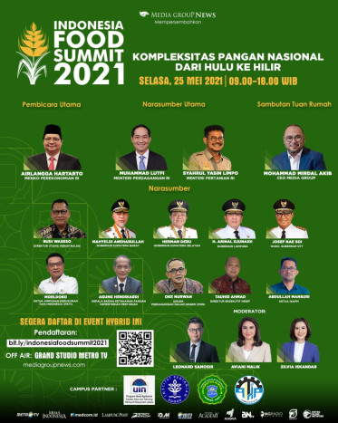 Indonesia Food Summit 2021:Kompleksitas Pangan Nasional dari Hulu