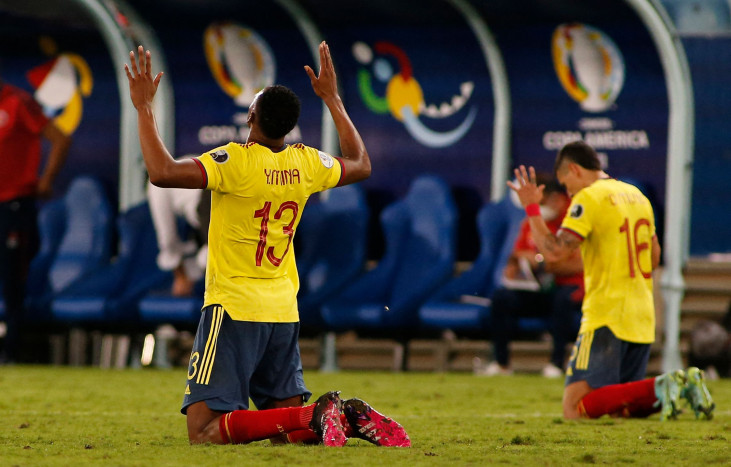 Bermain Tanpa Penonton, Kolombia Tundukkan Ekuador di Copa America