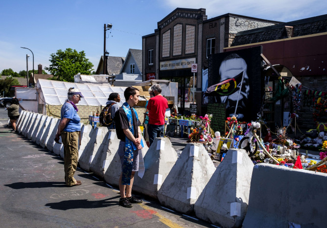 Minneapolis Buka Kembali Persimpangan Tempat George Floyd Terbunuh