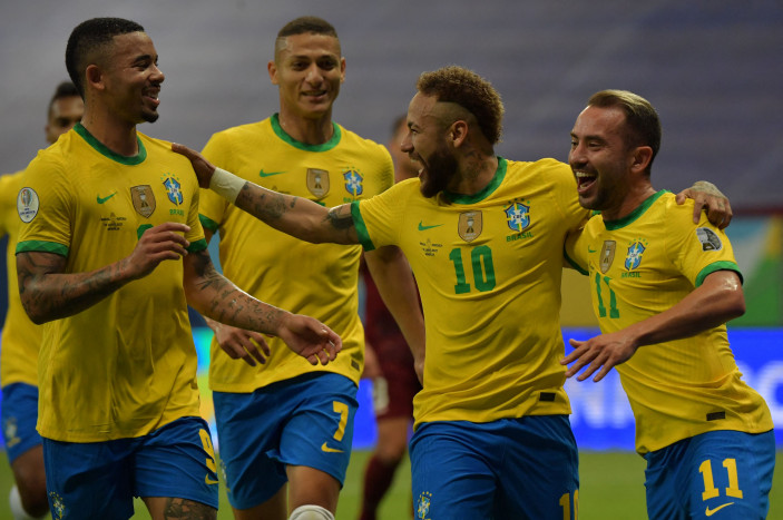 Brasil Cukur Venezuela di Laga pembukaan Copa America 2021