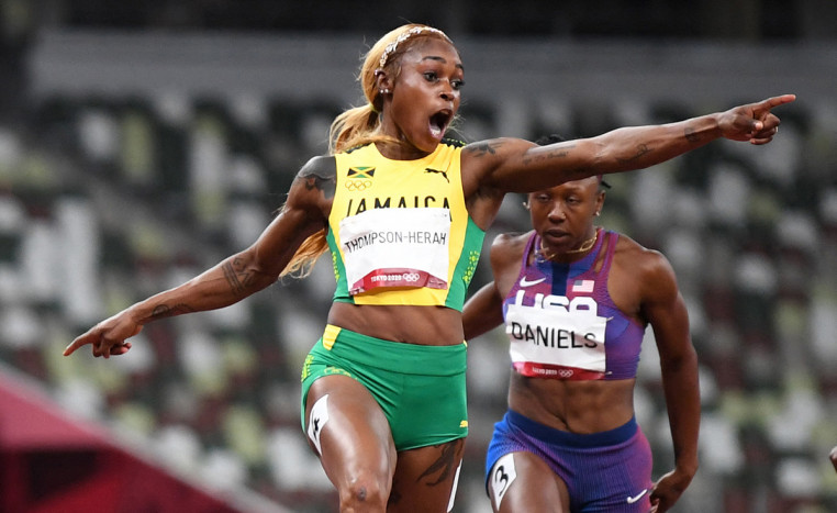 Thompson-Herah Pertahankan Emas Lari 100 Meter Putri 