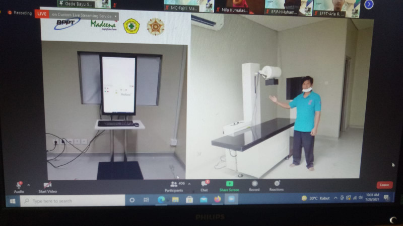 BPPT Dukung Hilirisasi Radiologi Digital Buatan Dosen UGM Tangani Pandemi 