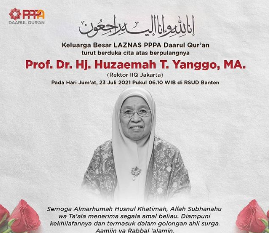 Prof Huzaemah Tahido, Doktor Perempuan Indonesia Pertama dari Universitas Al Azhar