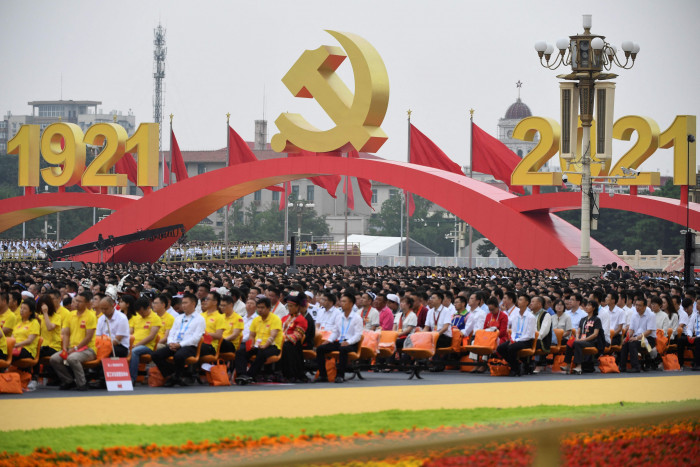 HUT Partai Komunis Tiongkok, Xi Jinping: Tak akan Pihak Asing Menindasnya