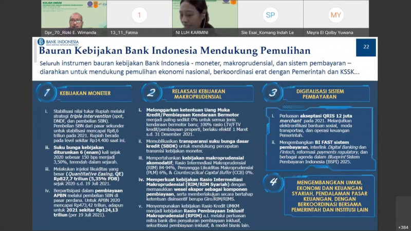 Mahasiswa dan Dosen Unud Mendapat Pencerahan soal Bank Sentral