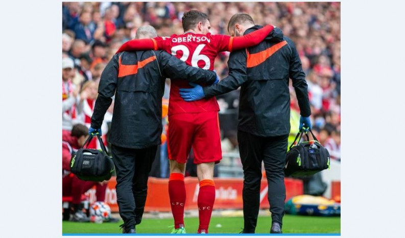 Cedera Ligamen, Robertson Dipastikan Absen di Laga Pembuka Liverpool