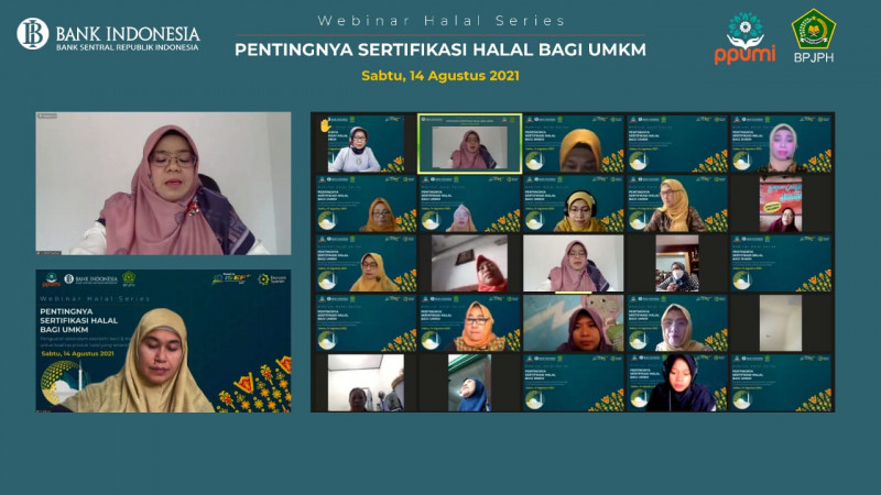 PPUMI Gelar Webinar dan Workshop Pentingnya Sertifikasi Halal Bagi UMKM