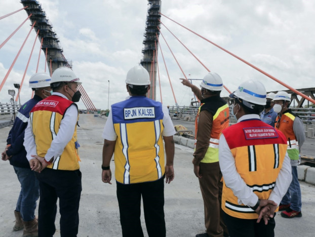 Rampung, Jembatan Sei Alalak Banjarmasin Segera Diresmikan Jokowi