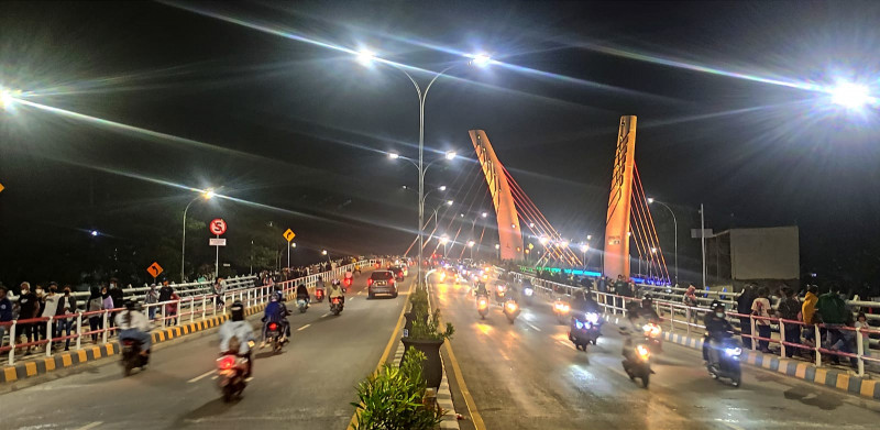 Jokowi Hari ini Dijadwalkan Resmikan Jembatan Sei Alalak