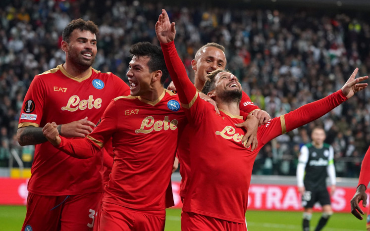 Napoli dan Frankfurt Perbesar Peluang Lolos ke 16 Besar Liga Europa