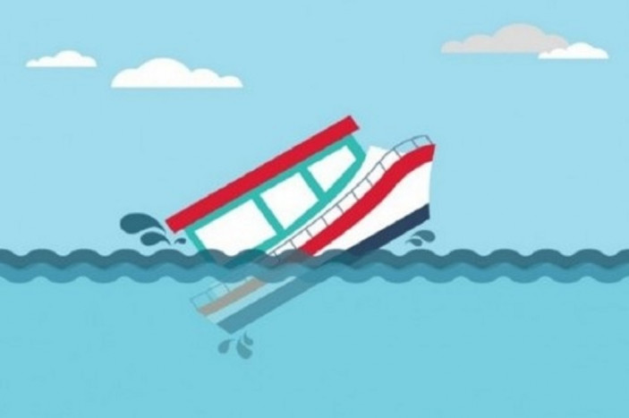 Perahu Penyeberangan Di Bengawan Solo Tenggelam, 7 Penumpang Hilang