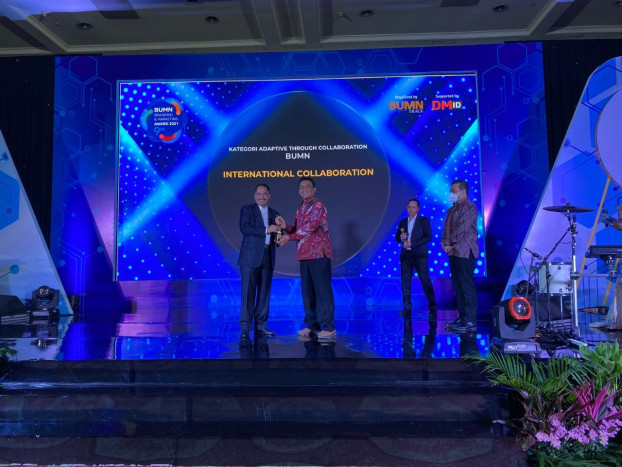 Indra Karya Raih Penghargaan  Kolaborator Terbaik dalam Ajang BUMN Branding & Marketing Award 2021
