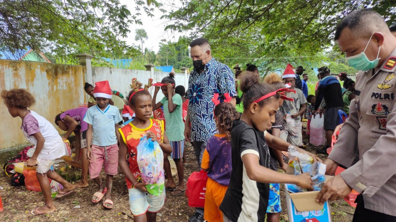 BNPP Gandeng Ikal Jatim Papua Gelar Baksos dan Kesehatan di Kampung Mosso