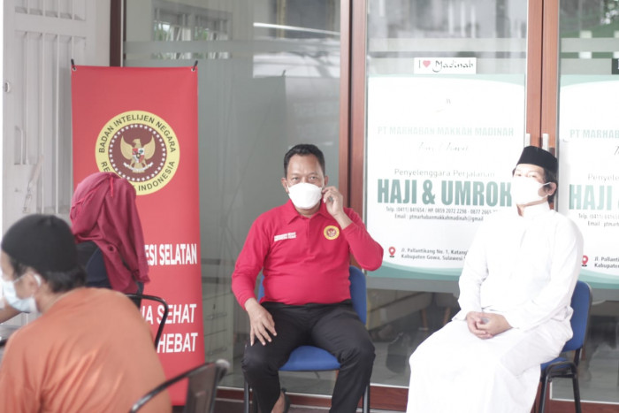 Binda Sulsel Vaksinasi Calon Jemaah Haji dan Umrah