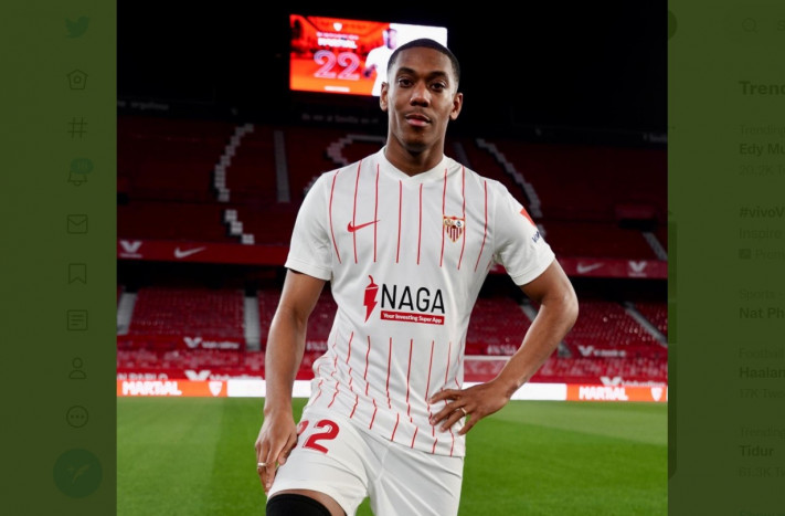 Martial Resmi Bergabung dengan Sevilla