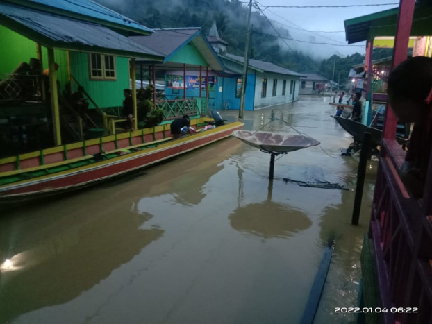 Banjir Rendam Ratusan Rumah Warga Nunukan Kalimantan Utara
