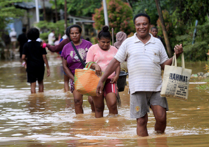 BNPB: Banjir Susulan Landa Sejumlah Titik di Kota Jayapura