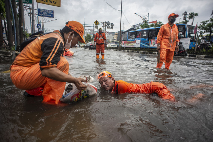 Curah Hujan Ekstrem, DKI Klaim Genangan Air Cepat Ditangani