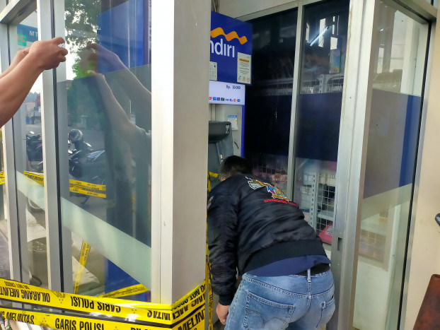 Pencuri Gagal Bobol Dua Mesin ATM Bank Mandiri di Tasikmalaya