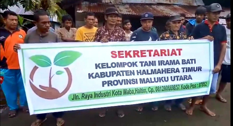 Kelompok Tani di Haltim Minta Bantuan Jokowi Tuntaskan Ganti Rugi Lahan