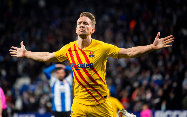 Luuk De Jong Selamatkan Barcelona dari Kekalahan Kontra Espanyol