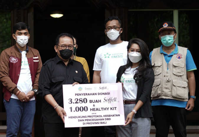 Cegah Deman Berdarah Dengue, Enesis Salurkan Bantuan Kepada Wagub Bali