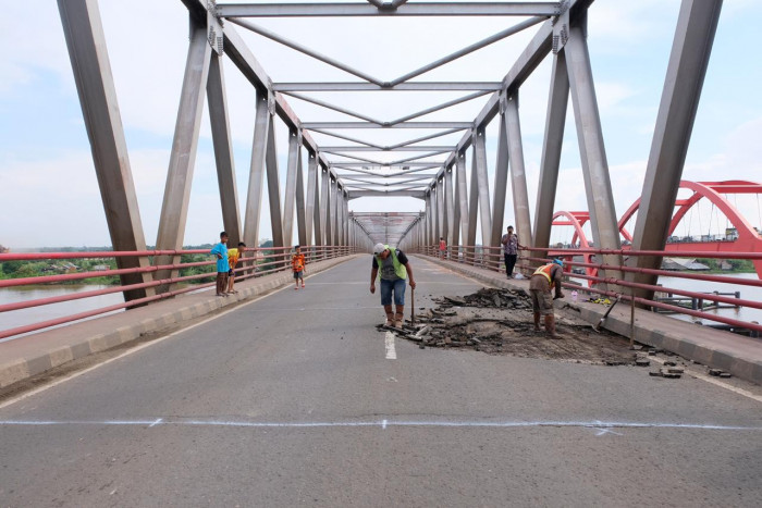Jembatan Musi II Segera Dibuka Kembali