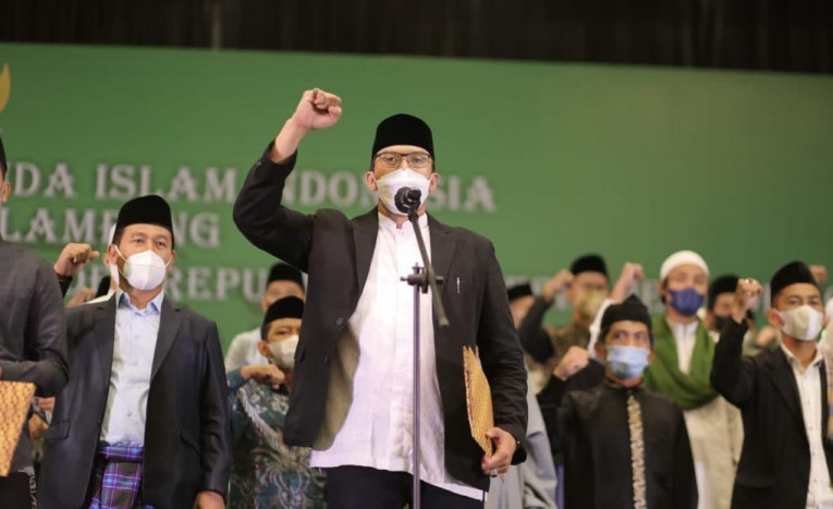 Ijtima Ulama di Lampung Dukung Sandiaga Capres 2024
