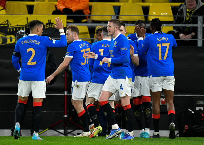 Tekuk Dortmund, Rangers Letakkan Satu Kaki di 16 Besar Liga Europa