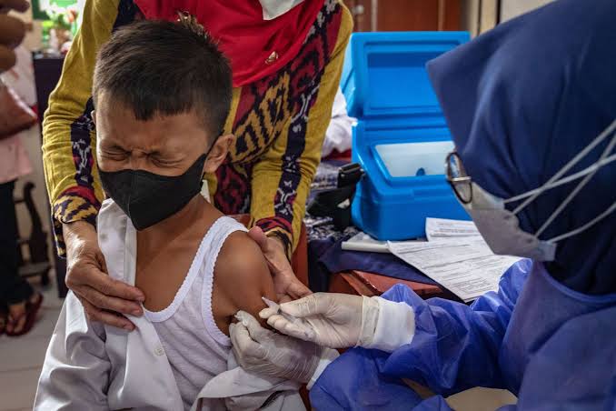 Vaksinasi Anak di Bangka Tengah Capai 76 Persen