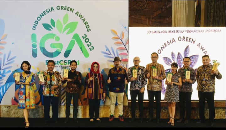 Program GERUSTIK Antarkan PT KNI Kembali Raih Indonesia Green Award 2022