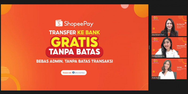 ShopeePay Luncurkan Fitur Transfer ke Bank Gratis Tanpa Batas 