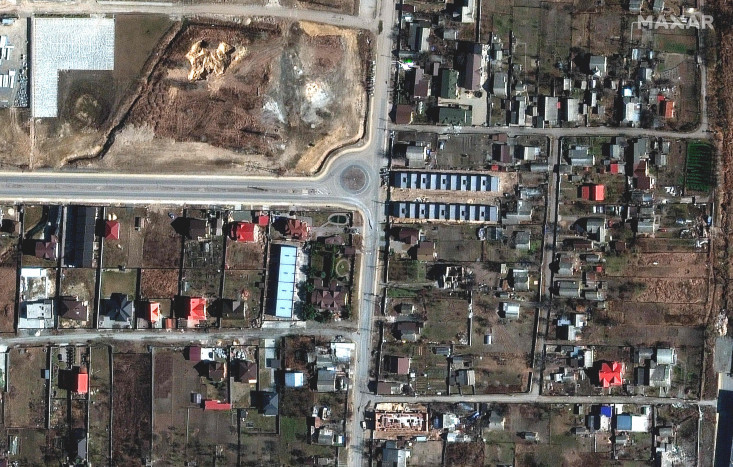 Foto Satelit Bucha Mentahkan Bantahan Rusia
