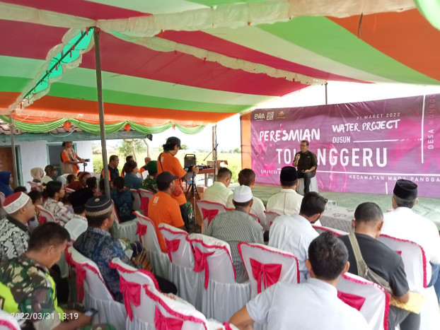 BWA Bangun Fasilitas Pipa Air Bersih di Dusun Tolonggeru Bima 