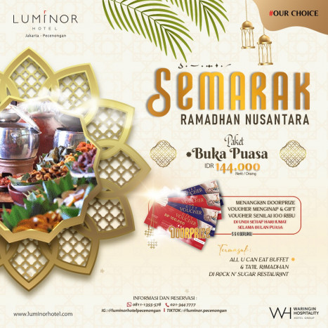 Kemeriahan 'Semarak Ramadhan Nusantara' di Luminor Hotel Pecenongan 