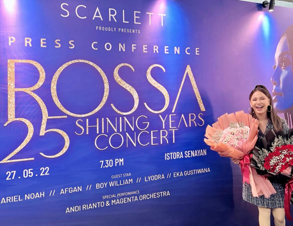 Scarlett Dukung Konser Peringatan 25 Tahun Rossa Berkarya