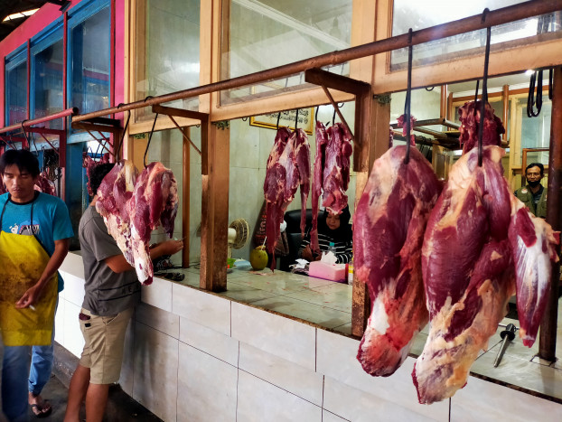 Penjualan Daging Sapi di Pasar Cipanas Tak Terpengaruh PMK