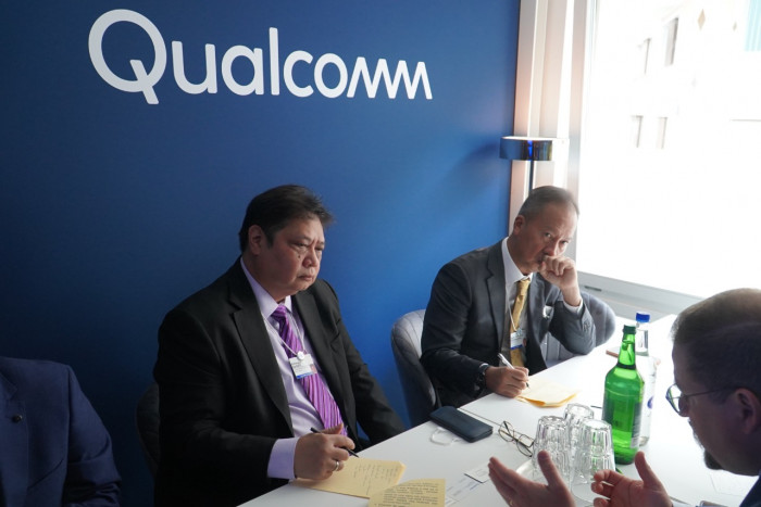 Menko Perekonomian Bertemu CEO Qualcomm Bahas Peluang Investasi Digital