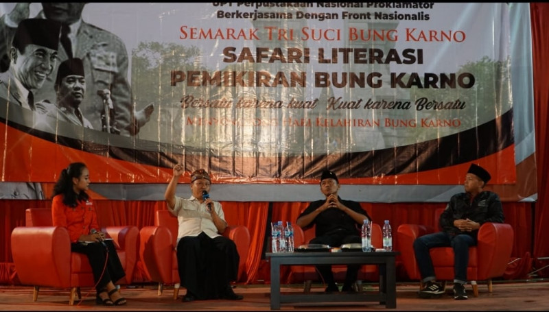UPT Perpustakaan Proklamator Bung Karno Blitar Semarakkan Bulan Bung Karno