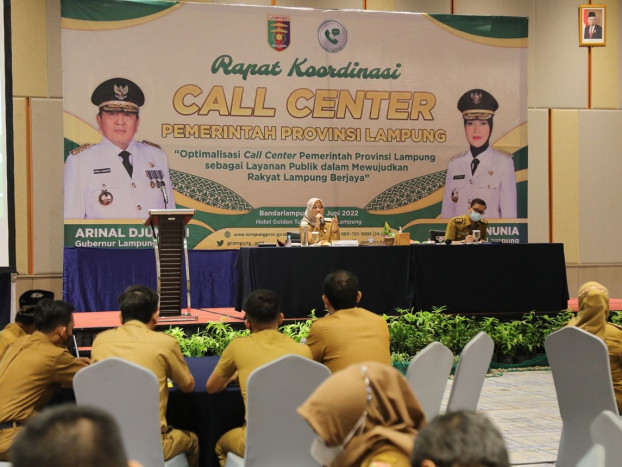 Pemprov Lampung Sosialisasikan Call Center Pengaduan dan Aspirasi Rakyat