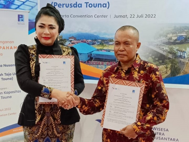 Genjot PAD, Perusda Tojo Una-Una Gandeng WINFRA di APKASI Otonomi EXPO 2022