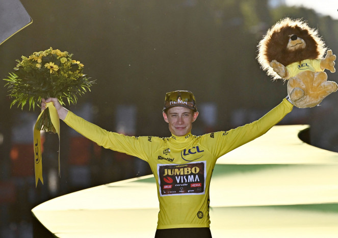 Rebut Juara Tour de France, Vingegaard Berambisi Ulangi Kesuksesan di Musim Depan