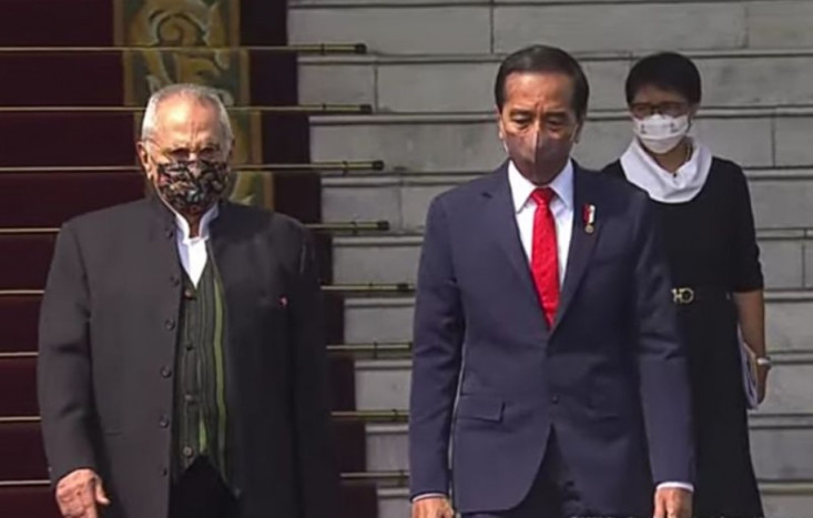 Jokowi Terima Kunjungan Presiden Timor Leste di Istana Bogor