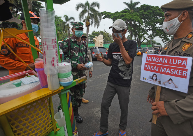 Satpol PP Sumsel Kembali Gelar Razia Tertib Masker